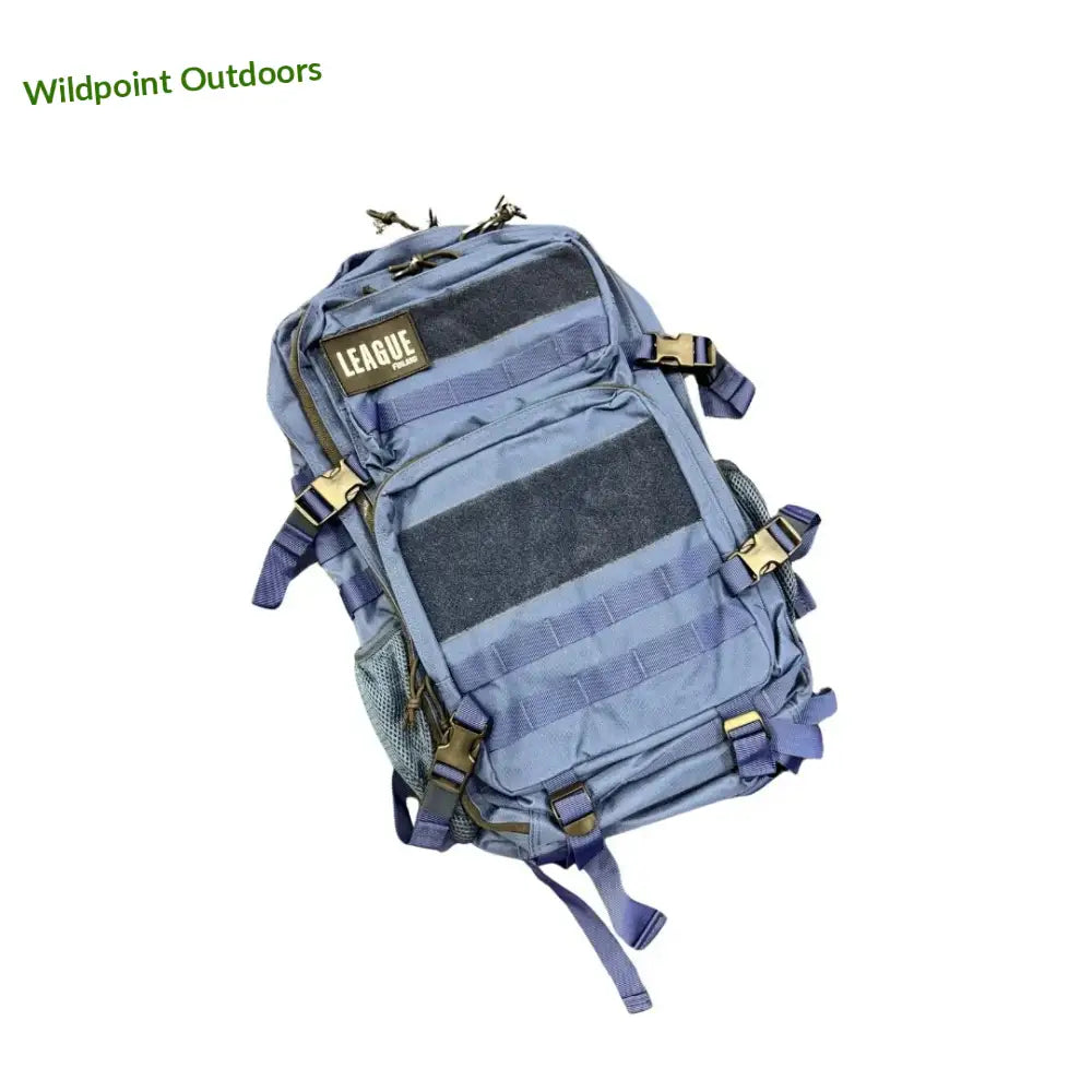 League patch backbag urheilureppu 45l - blue - reppu - wildpoint retkeily 79 €