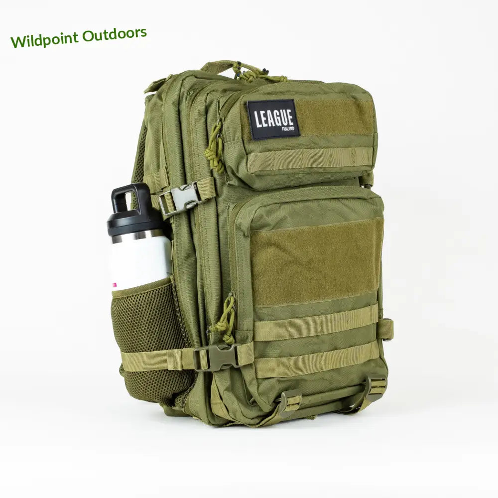 League patch backbag urheilureppu 45l - green - reppu - wildpoint retkeily 79 €