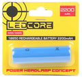 Ledcore 2200mah akku 1kpl - wildpoint outdoors retkeilyvarusteet verkkokaupasta 7,50 €