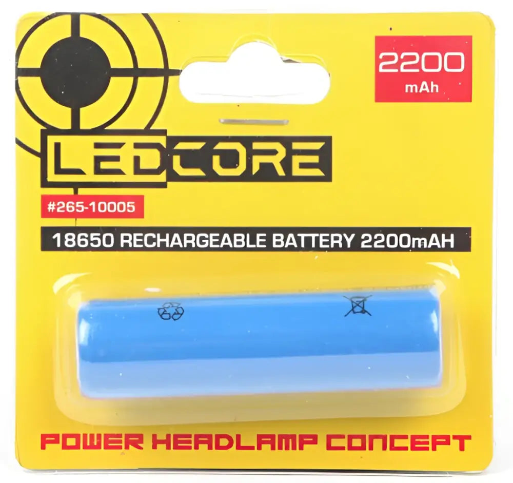 Ledcore 2200mah akku 1kpl - wildpoint outdoors retkeilyvarusteet verkkokaupasta 7,50 €
