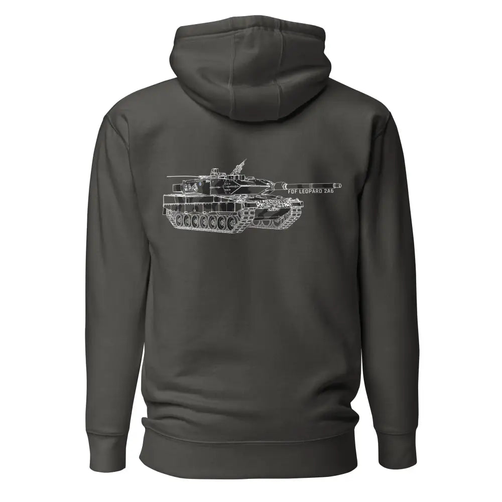Leopard 2a6 huppari - vintage black / s - hoodie verkkokauppa retkeilyvarusteet verkkokaupasta 79 €