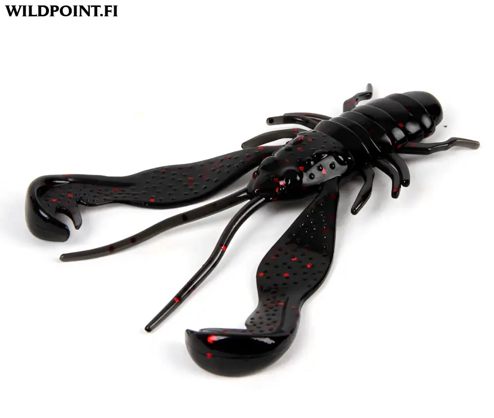 Lmab finesse fillet craw 10cm rapujigi - lmab finesse filet craw 10 cm night fire 3kpl