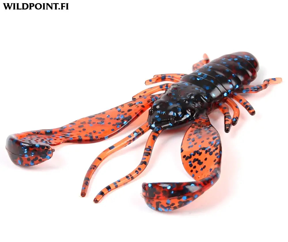 Lmab finesse fillet craw 10cm rapujigi - lmab finesse filet craw 10cm motoroil blue 3kpl