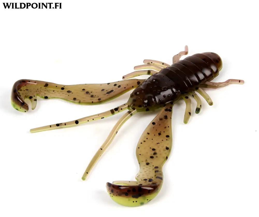 Lmab finesse fillet craw 7cm rapujigi - lmab finesse filet craw 7cm green pumpkin/ chartreuse 5kpl