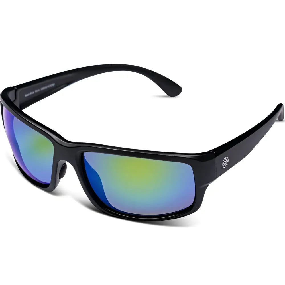 Lmab iris polarisoivat aurinkolasit matte black / green revo - sunglasses retkeilyvarusteet verkkokaupasta 34,99 €