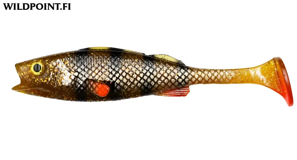 Lmab køfi perch shad 14cm - lmab køfi perch shad 14cm motoroil perch 3kpl