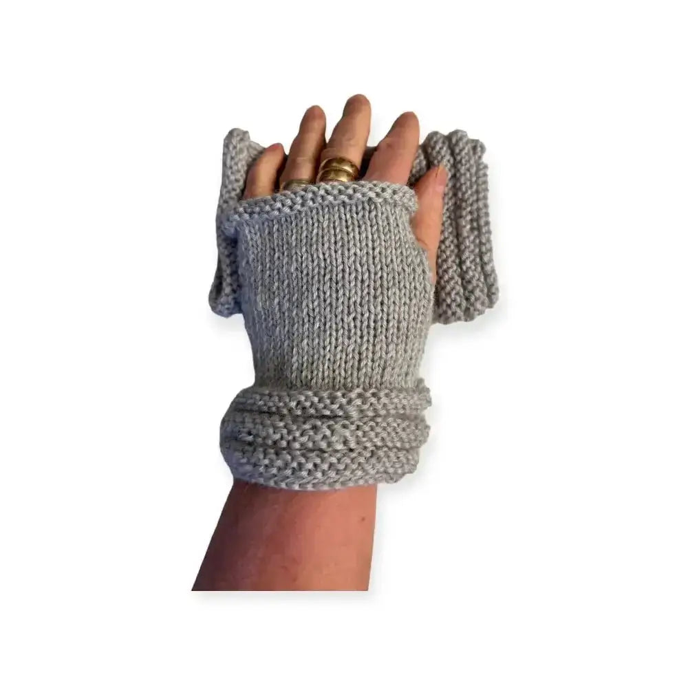 Makkara kämmekkäät - vaaleanharmaa - merinovillaiset kämmekkäät sormikkaatkäsineet retkeily 19,90 €