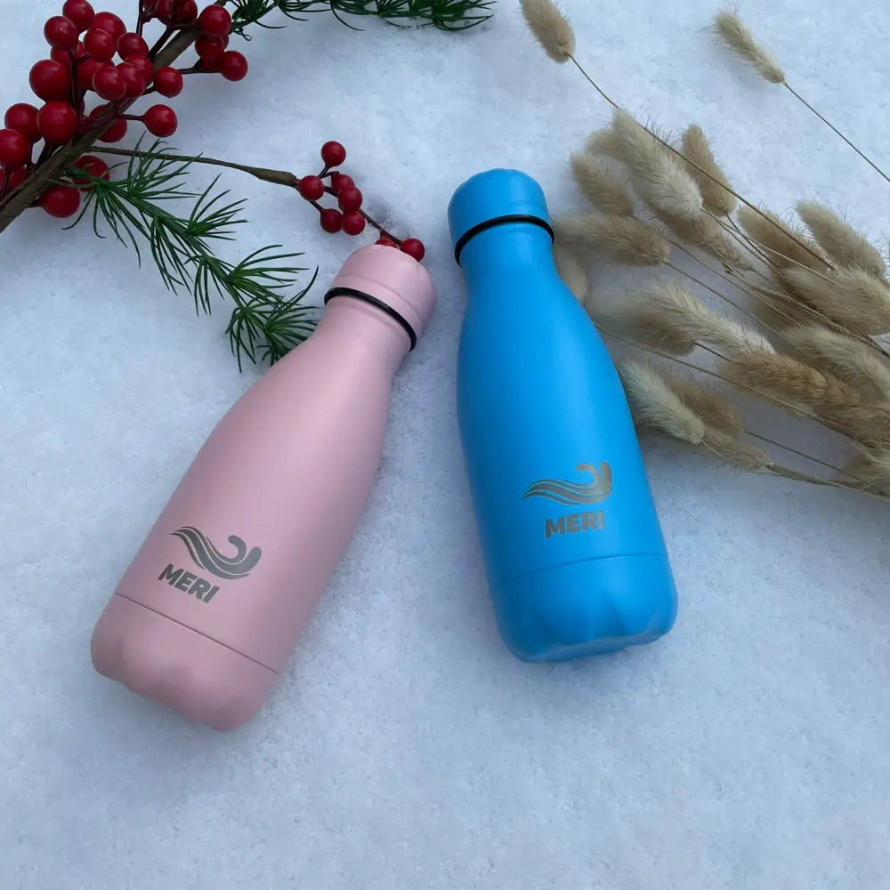 Meribottles baby blue 260 ml - termospullo baby blue vesipullo retkeilyvarusteet verkkokaupasta 24,99 €