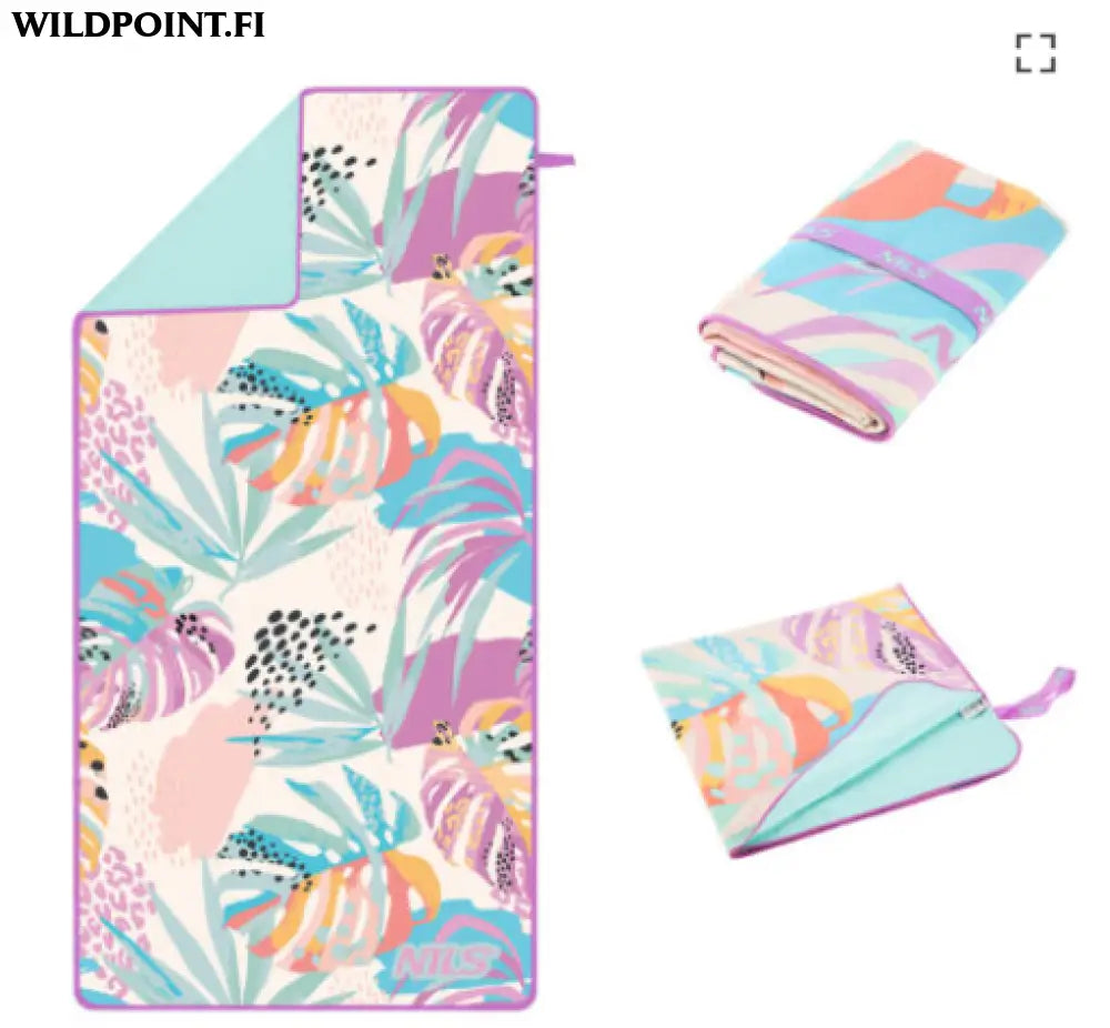 Mikrokuitupyyhe ncr14 flora 160x80 cm nils - accessories