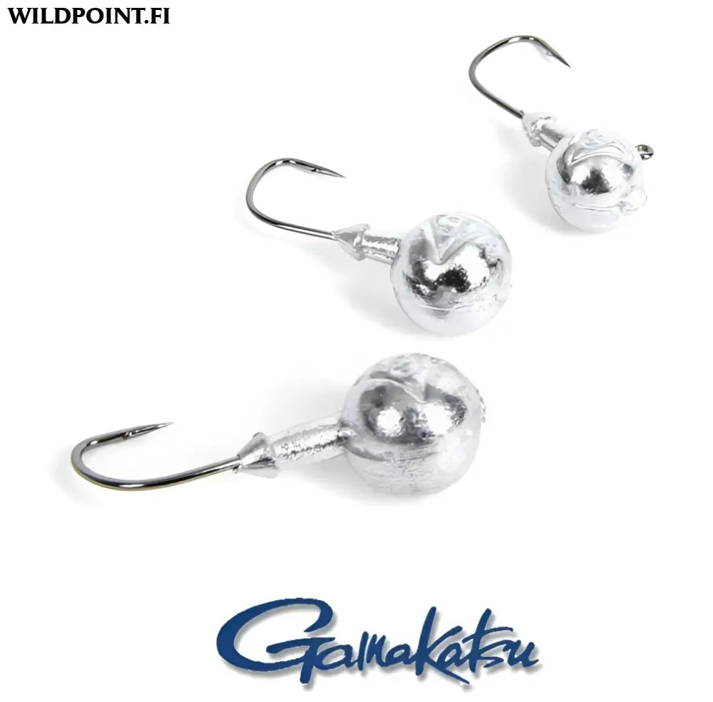 Mini-kokoinen gamakatsun jigipää. 3kpl paketissa