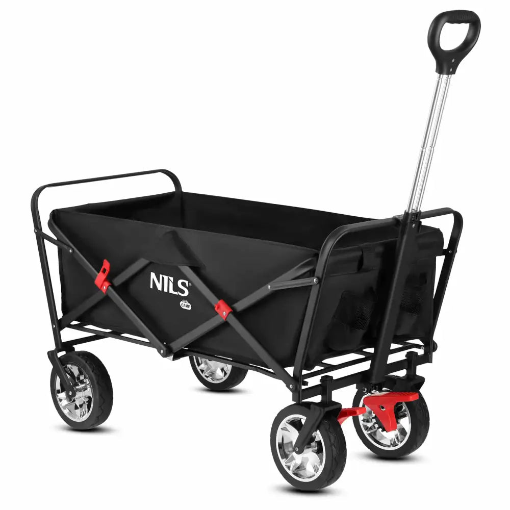 Musta vetokärry 120l nc2603 nils camp - accessories retkeilyvarusteet verkkokaupasta 139,90 €