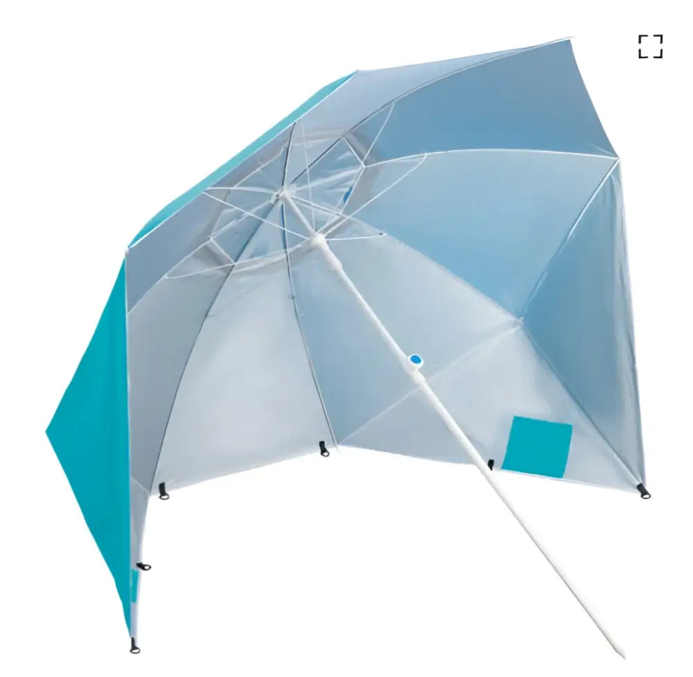 Nc7822 nils aurinkovarjo rannalle läpinäkyvällä keskiosalla - turkoosi - accessories nils retkeilyvarusteet