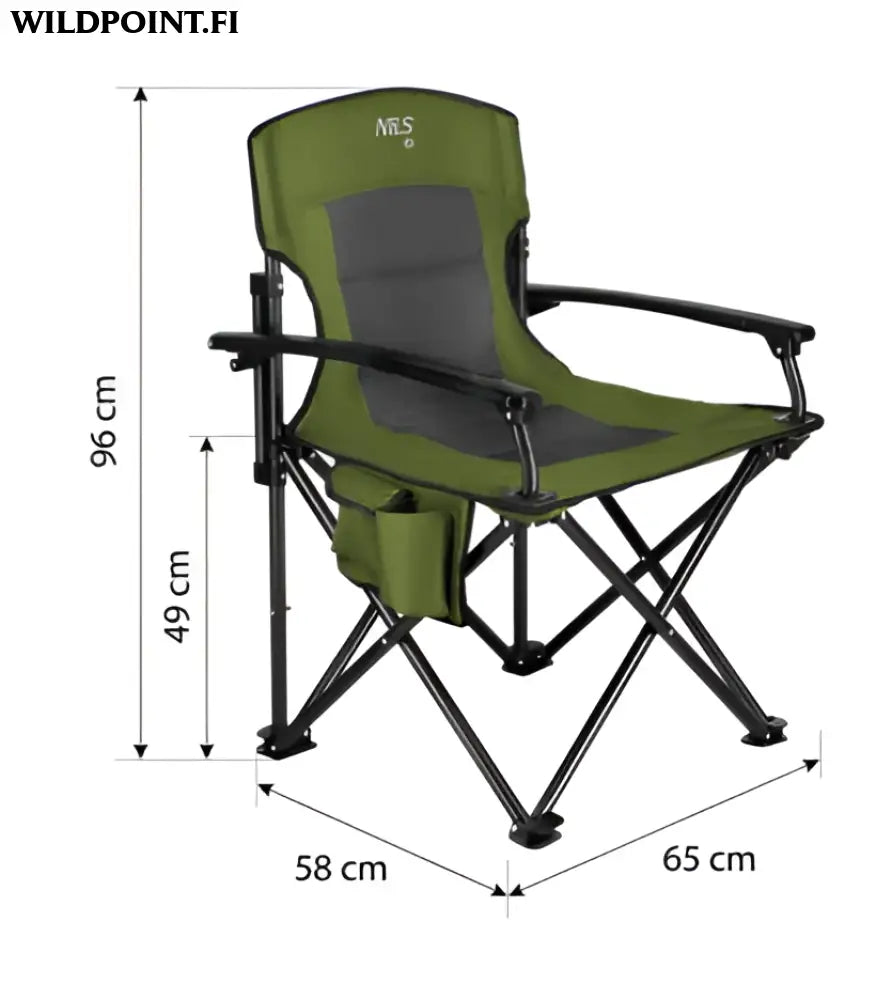 Nils camp retkituoli nc3075 – sininen tai vihreä - accessories