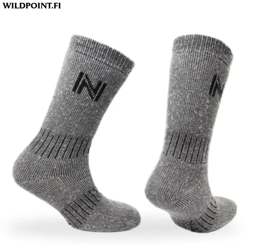 Norfolk nordique merinovilla saapassukat harmaa - 35-38