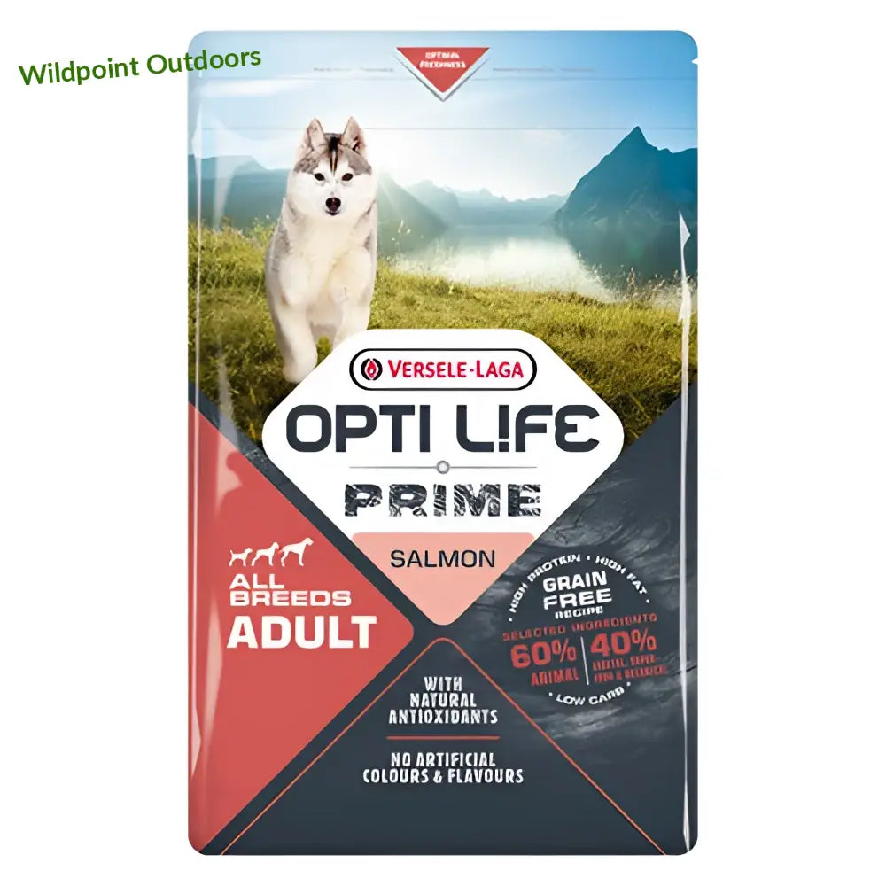 Opti life prime adult lohi - 12.5kg - wildpoint outdoors retkeily 79,90 €
