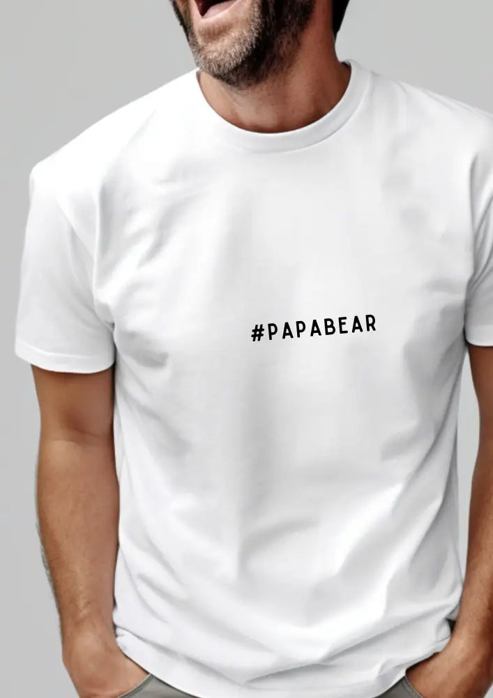 #papabear t-paita - t-paita papabear isälle luomupuuvillasta retkeily