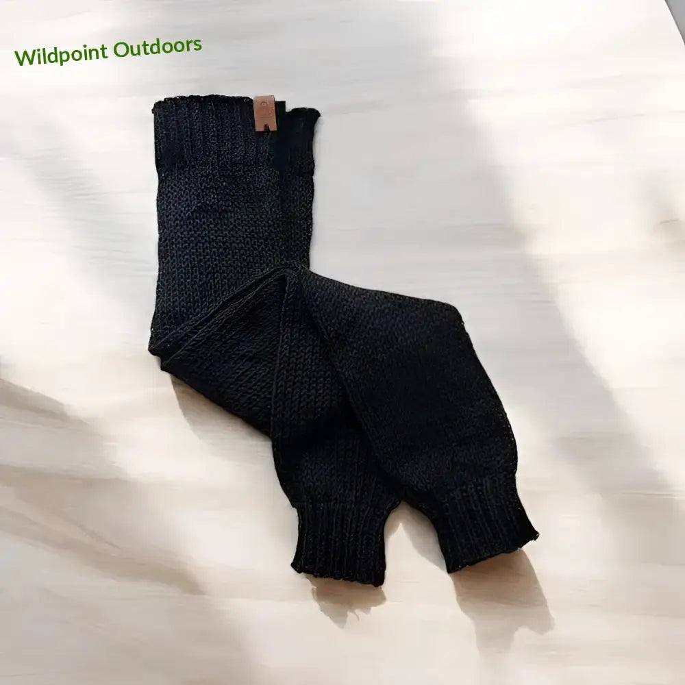 Pitkät mustat säärystimet - säärystimet - wildpoint outdoors retkeily 44,90 €