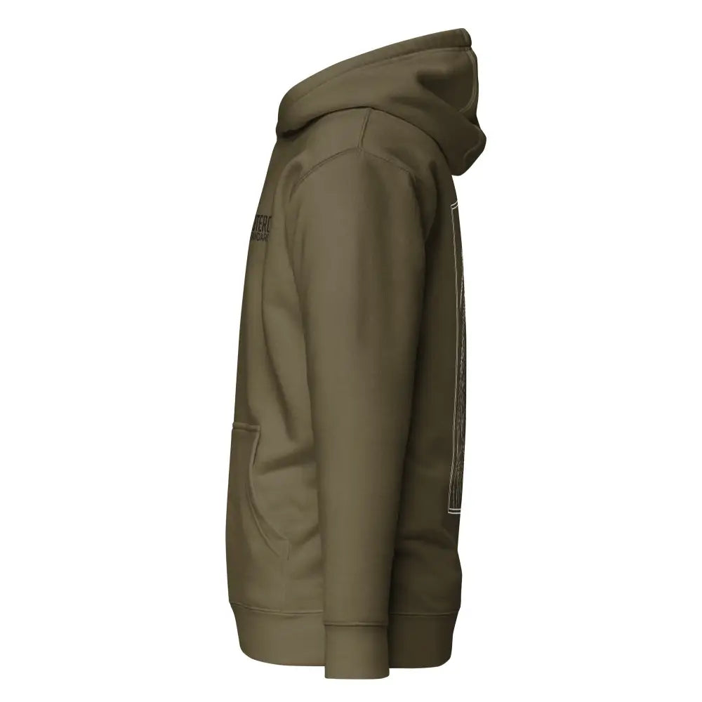 Reaper huppari - hoodie oliivinvihreä puuvillahuppari retkeilyvarusteet verkkokaupasta