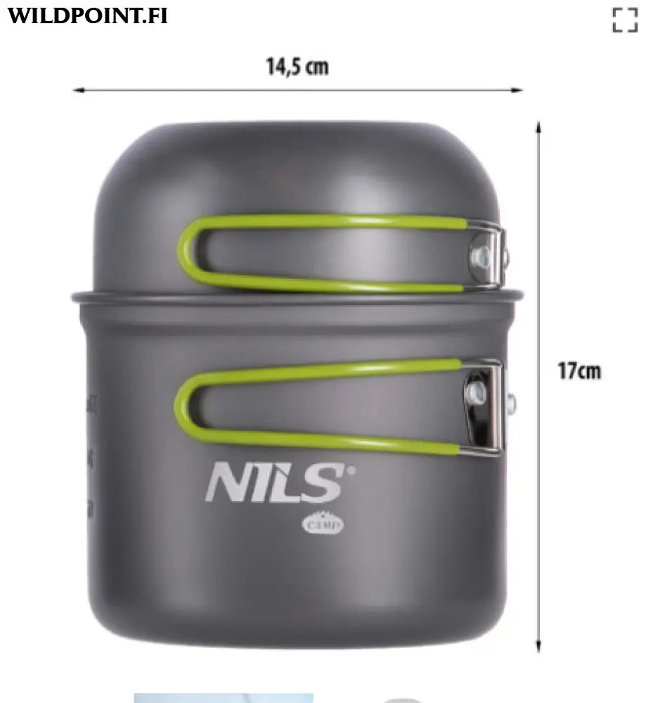 Retkikattilasetti xl nc1767 nils camp - accessories