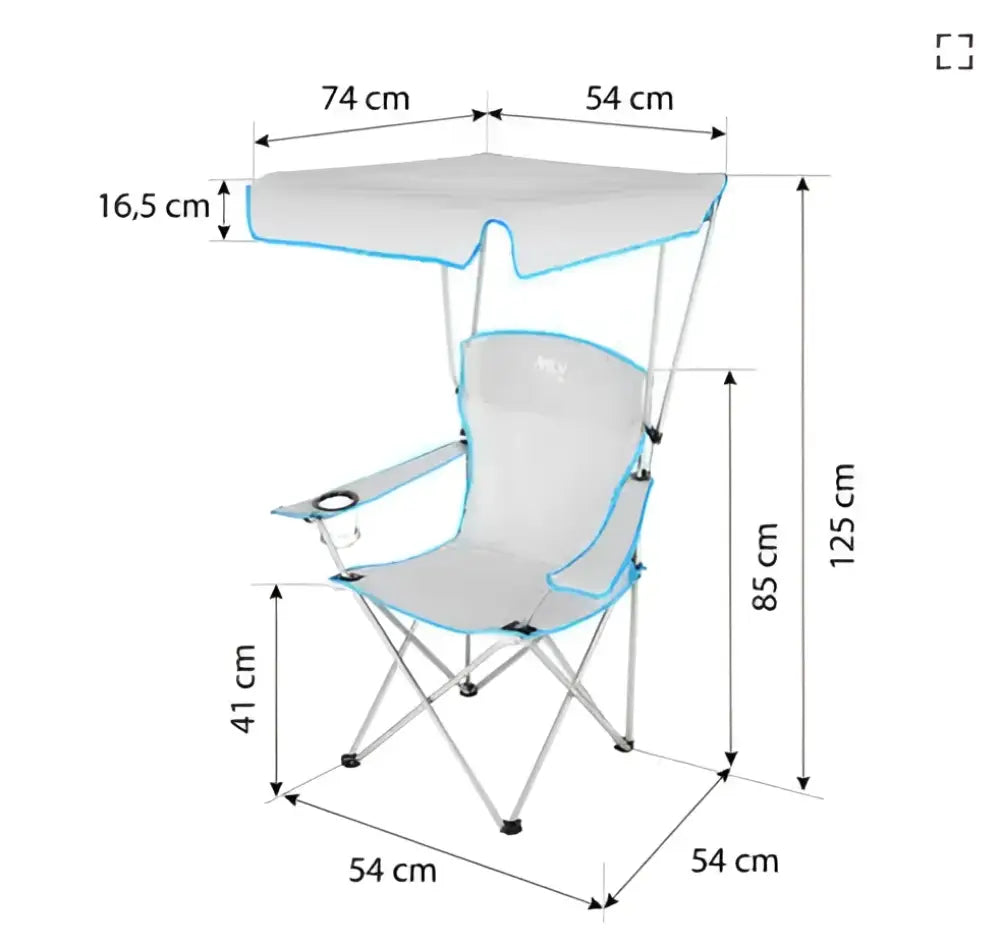 Retkituoli sunshade nc3087 nils camp - harmaa - accessories - retkeilyvarusteet verkkokaupasta 41,90 €