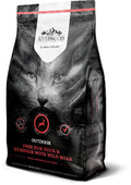 Riverwood cat outdoor ankka poro ja villisika musta ja punainen pussi jossa villejänis kasvojen harmaa kuva