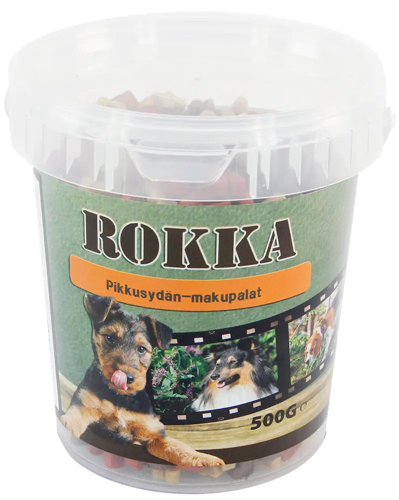 Rokka pikkusydän-makupalat 500 g - dog treats pikkusydän koiranmakupalat retkeilyvarusteet verkkokaupasta 5,50 €