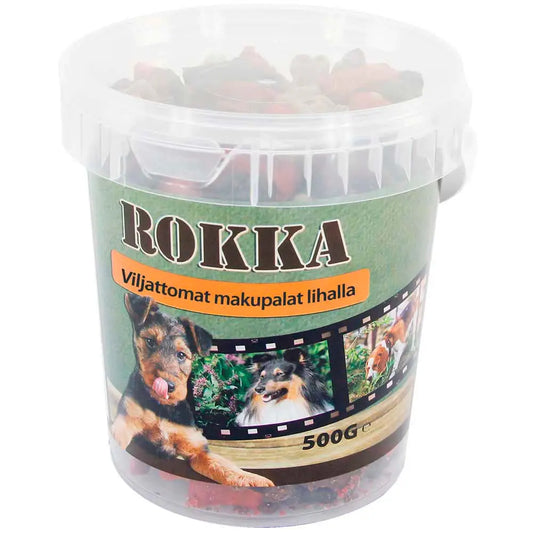 Rokka viljattomat makupalat lihalla 500 g - dog treats makupalat lihalla 500g retkeilyvarusteet verkkokaupasta 5,90 €