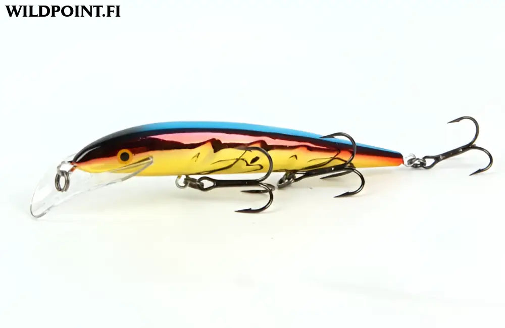 Scandinavian tackle baron 13cm - baron 13cm blue rainbow chrome