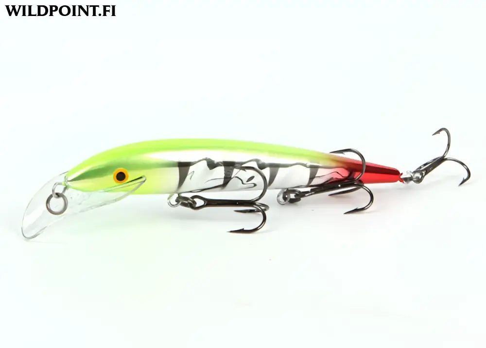 Scandinavian tackle baron 13cm - baron 13cm lime shark chrome