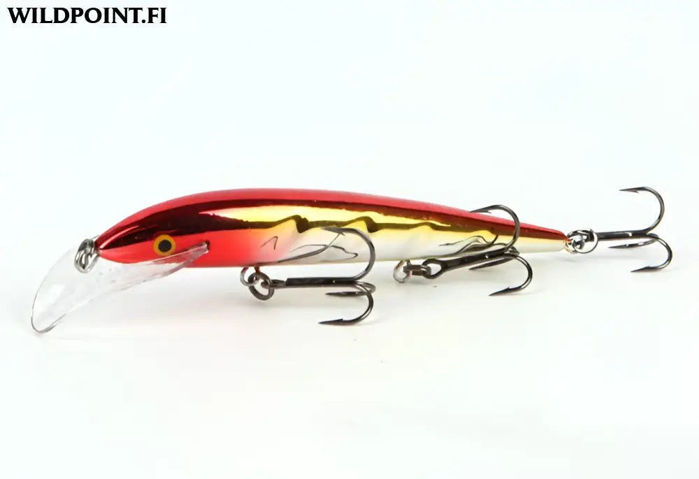 Scandinavian tackle baron 13cm - baron 13cm red ambulance chrome