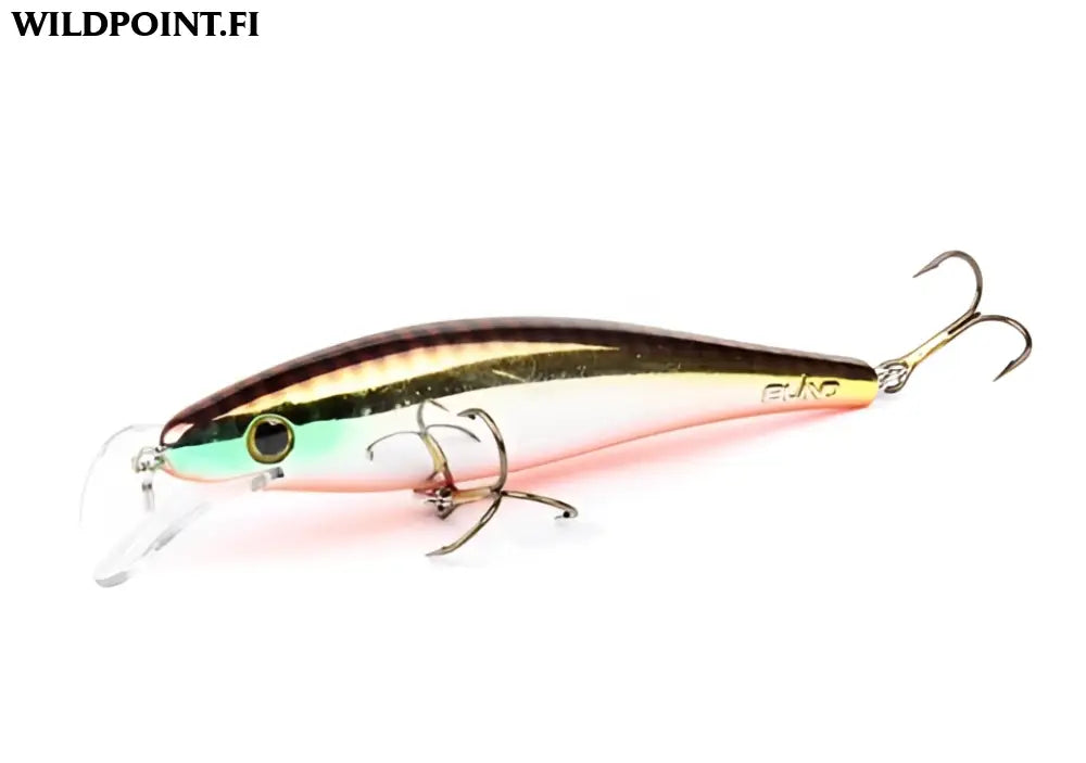 Scandinavian tackle gator wobbler 11cm - gator wobbler 11cm #brown stripe chrome