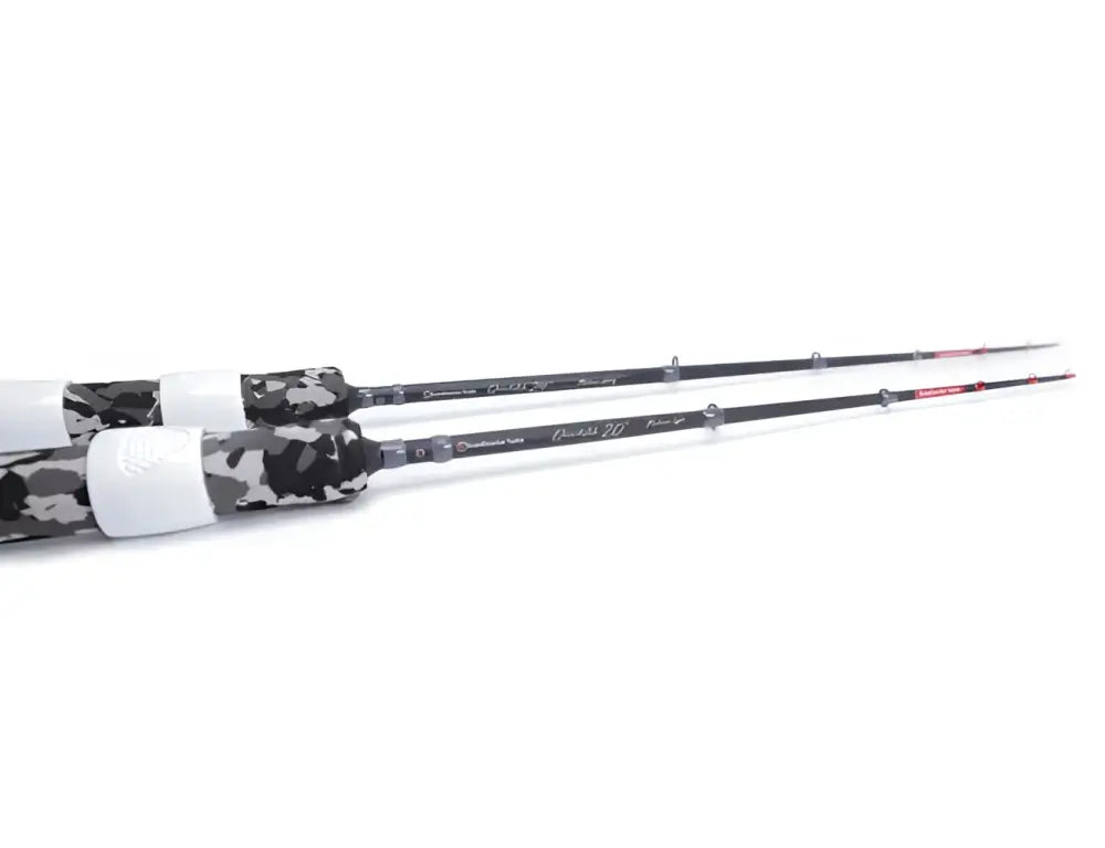 Scandinavian tackle quadstik 20 combo mustavalkoinen maastokuvioitu moderni kalastusvapa