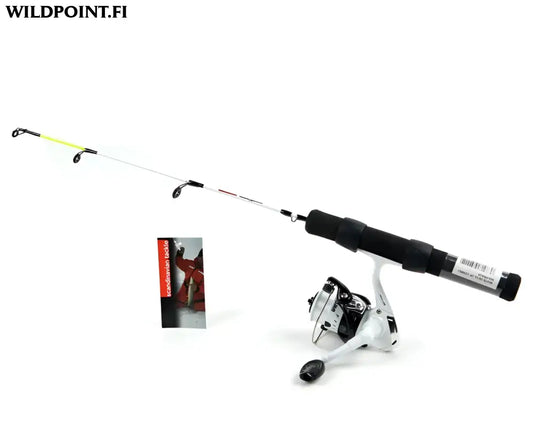 Scandinavian tackle white devil ice combo pilkkisetti avokelalla