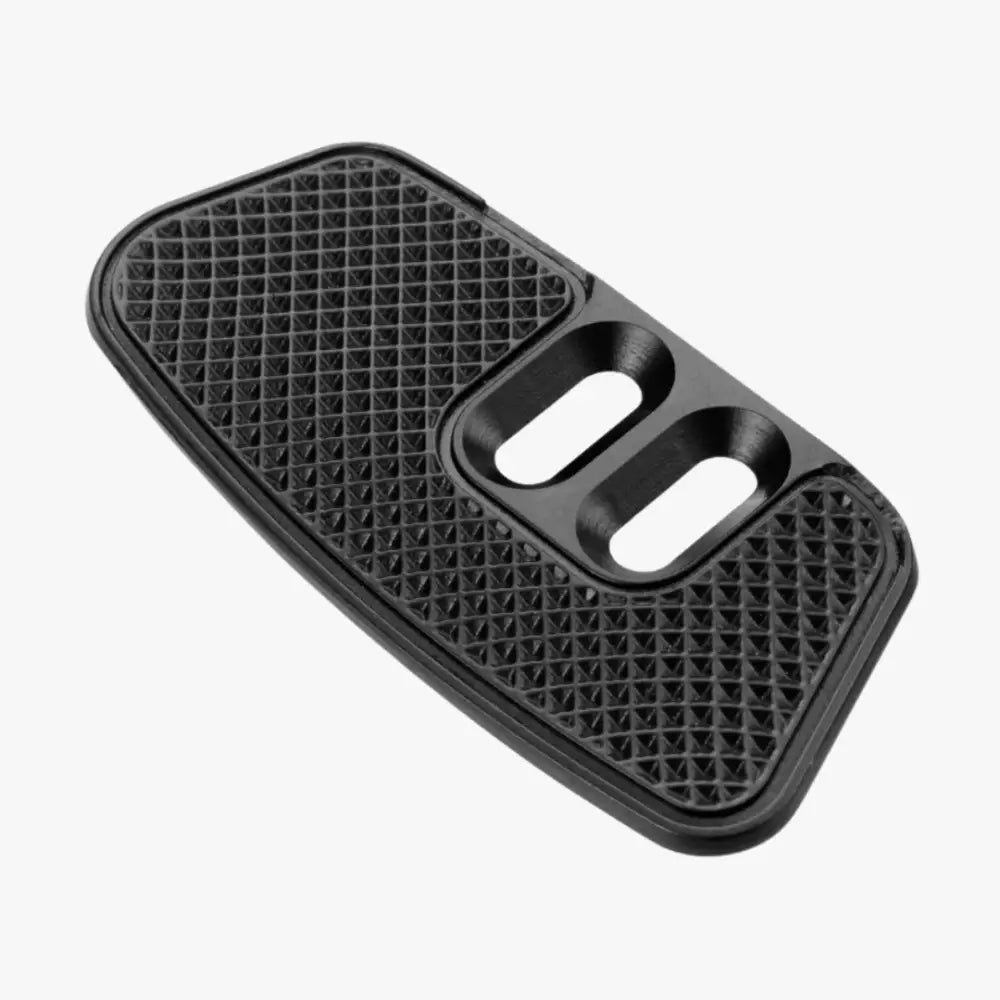 Black rubberized grip pad with textured diamond pattern and two oval cutouts for simagic 2-paddle shifter module
