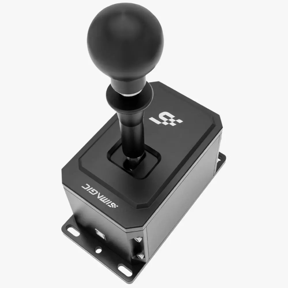 Simagic ds-8x h pattern shifter musta matta viimeistelty vaihdekeppi integroidulla kiinnityslevyllä