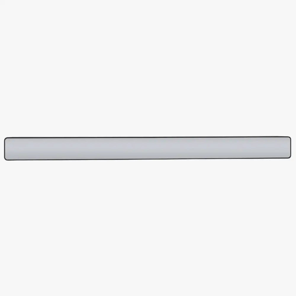 Simagic p1000 sim ray-bar p-srb on kiiltävä hopeanvärinen suorakulmainen metallipalkki pyöristetyin rejoin