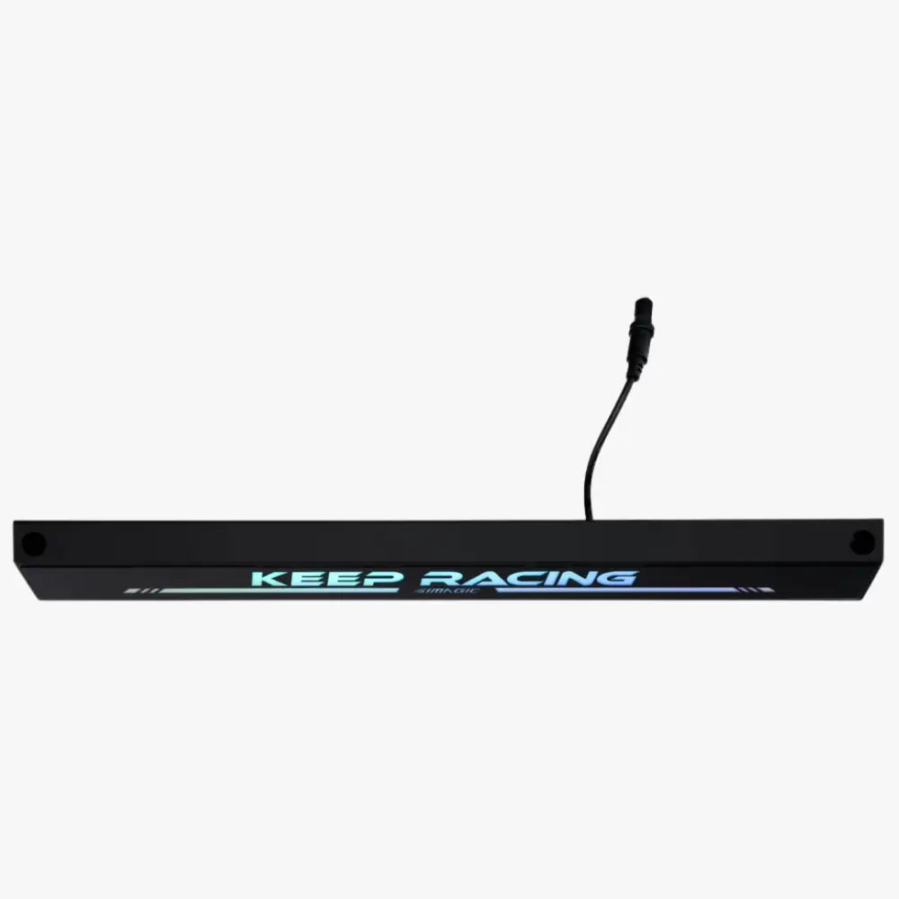 Simagic p1000 sim ray rgb heel stop black led car floor light with keep racing illuminated in teal and blue