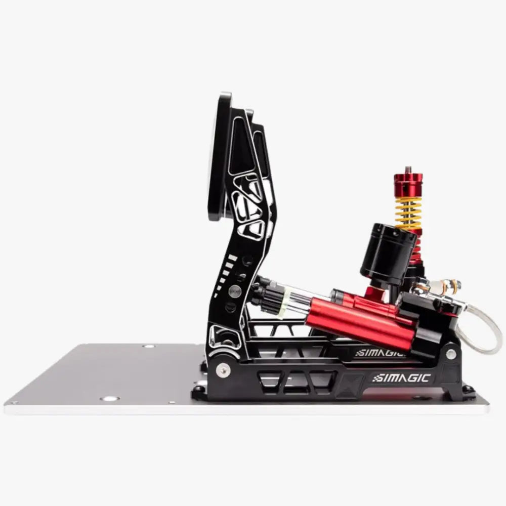 Simagic p2000 hydraulinen 3-poljinsarja musta ja punainen väri kulta kierrejousella 100kg vastuksella