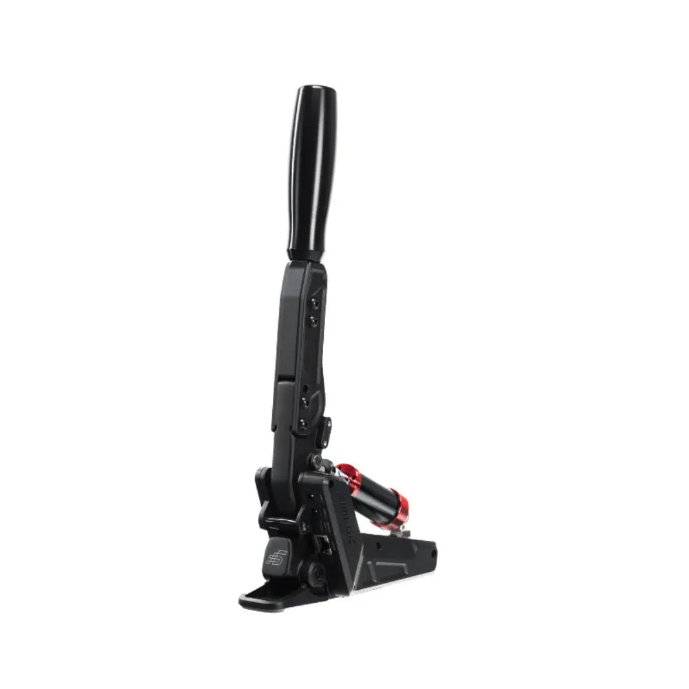 Simagic tb-neo handbrake musta kädellä käytettävä hihnan kiristyslaite punaisilla yksityiskohdilla ja ergonomisella kahvalla