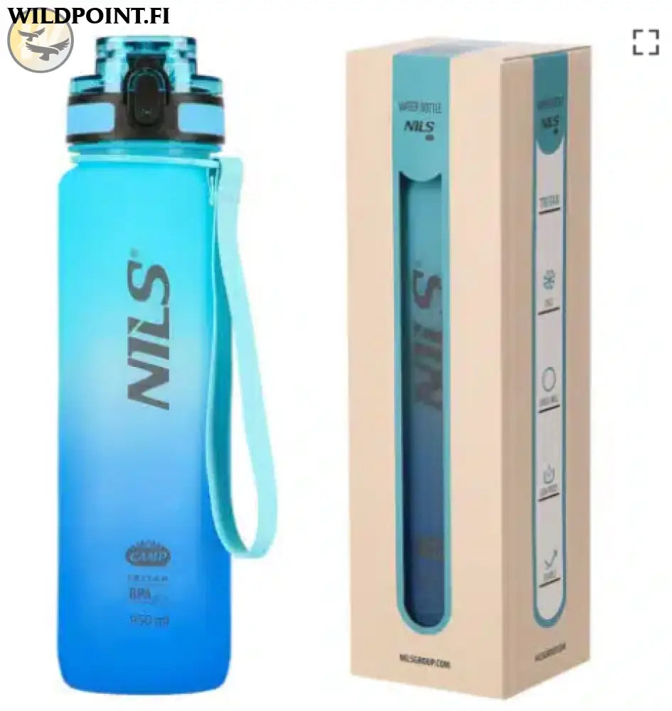 Sininen Tritan juomapullo 950ml NCD04 NILS CAMP - Accessories