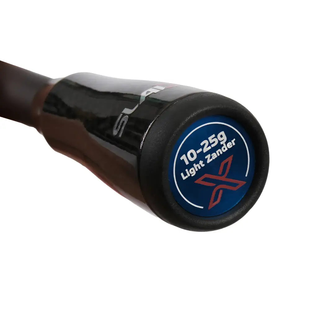 Black carbon fiber slaix sense series avokelavapa handle with blue and red 10-25g light zander label