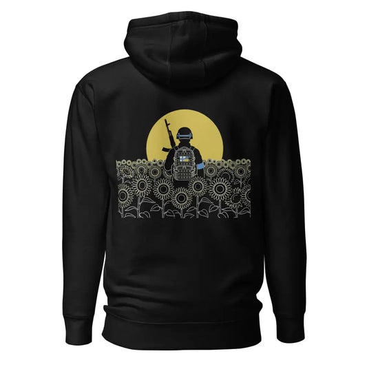Stand with ukraine - huppari - black / s - hoodie verkkokaupasta retkeilyvarusteet verkkokaupasta 79 €
