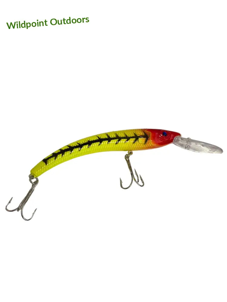 Sunshine diver wobbler kuhan uisteluun auringonpaisteella 12cm 14g - syvännevappu – klassikko kuhaviehe