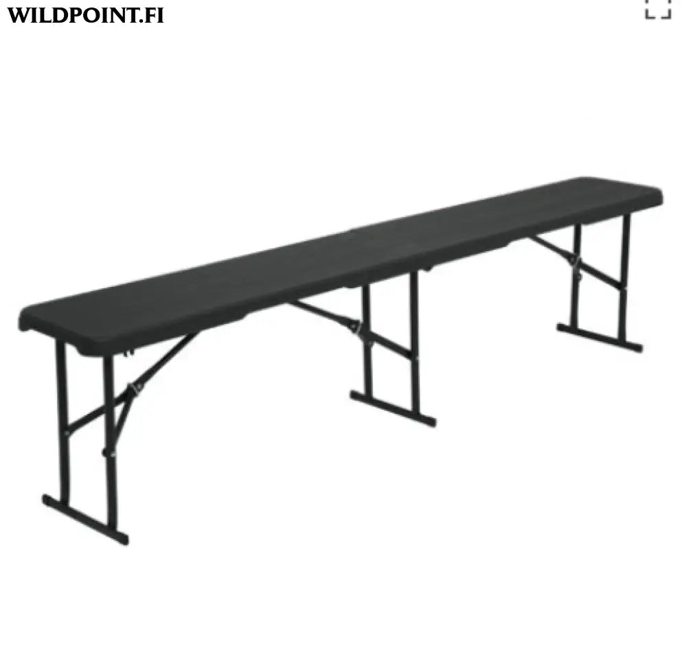 Taitettava puutarhapenkki 180cm nc3404 nils camp - musta - accessories