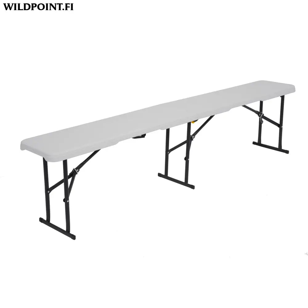 Taitettava puutarhapenkki 180cm nc3404 nils camp - valkoinen - accessories