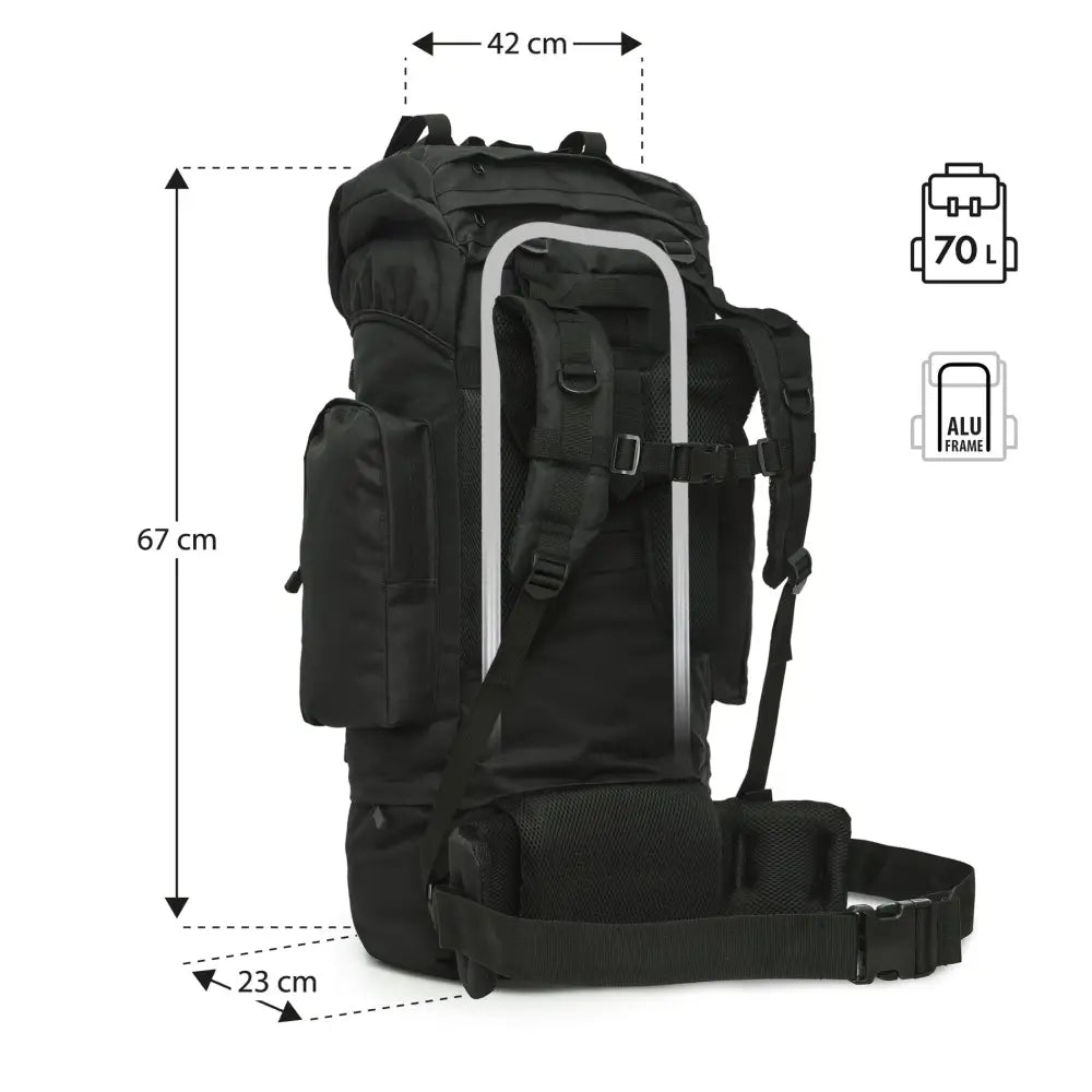Taktinen retkireppu eagle 70l nc3901 nils camp - retkireppu retkeilyvarusteet verkkokaupasta