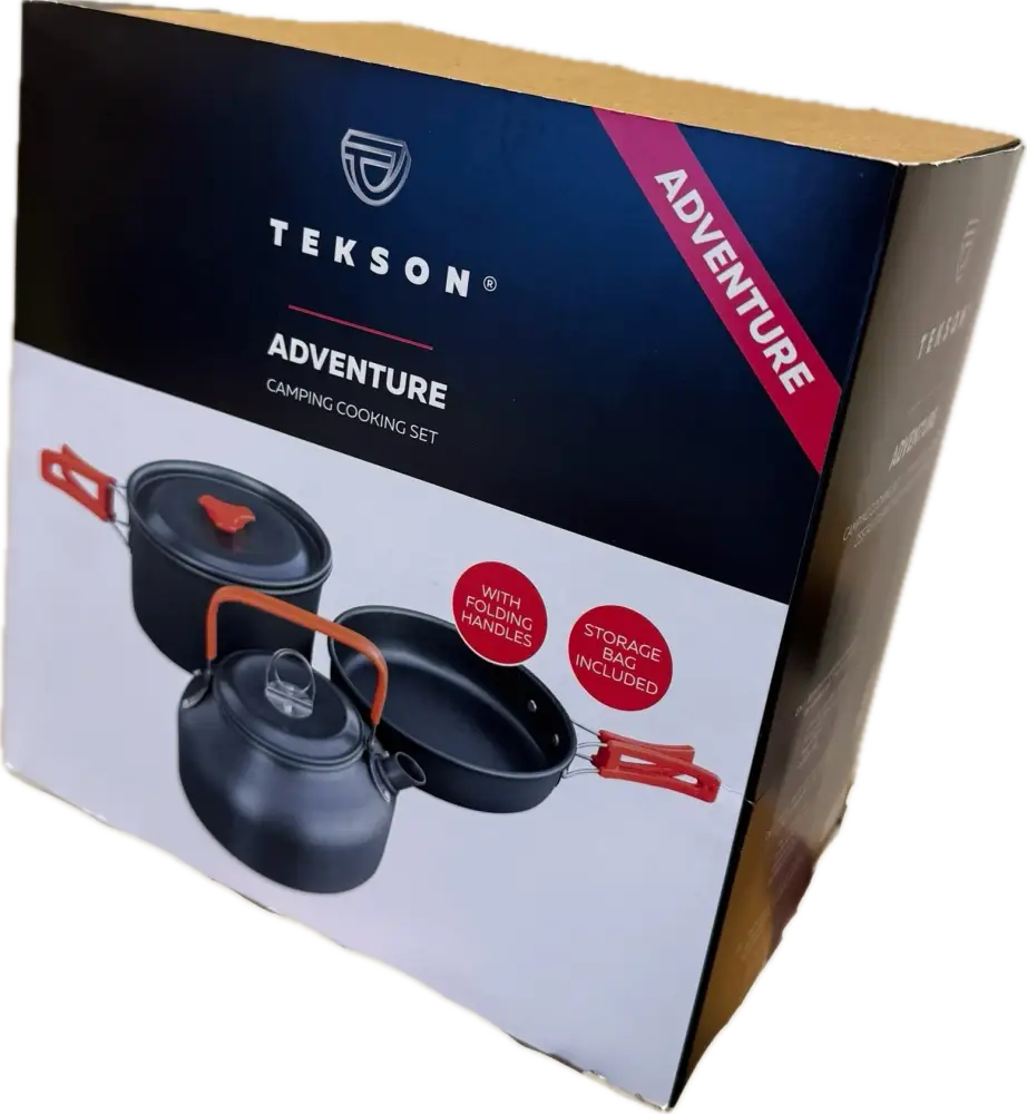 Tekson adventure retkikeittoastiasto 3 osaa - retkeilyvarusteet verkkokaupasta 29,90 €