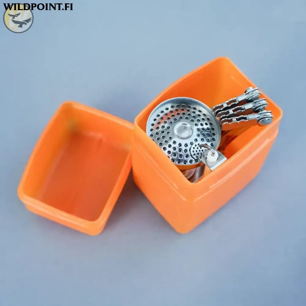 TEKSON Expedition Retkeilyastiasto kaasupolttimella ja aterimilla