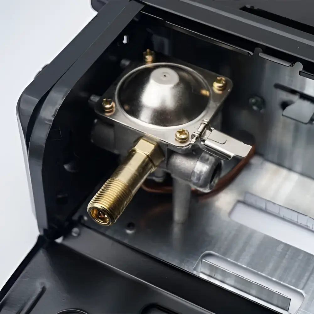 Tekson kannettava kaasuliesi muovikotelolla ja keraamisella polttimella - retkeilyvarusteet verkkokaupasta 28,90 €