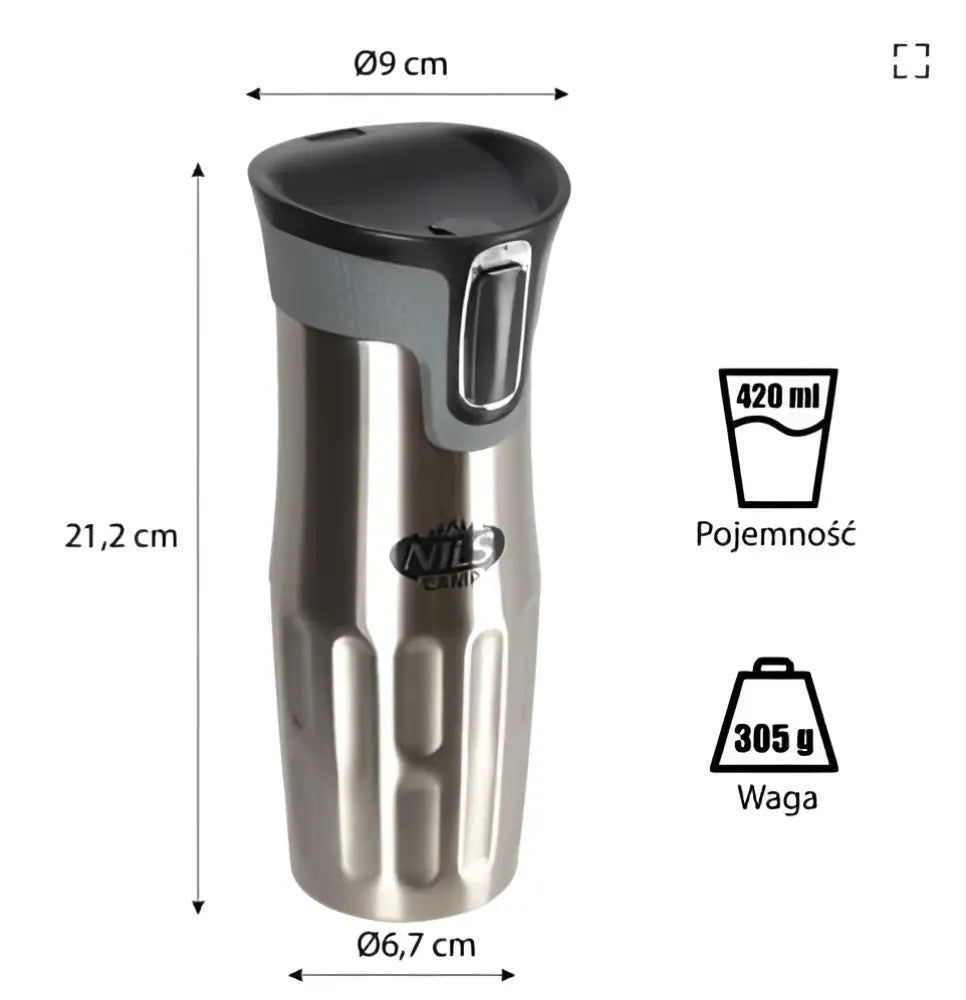 Termosmuki ncc06 silver nils camp - accessories - wildpoint outdoors retkeilyvarusteet verkkokaupasta 19,90 €